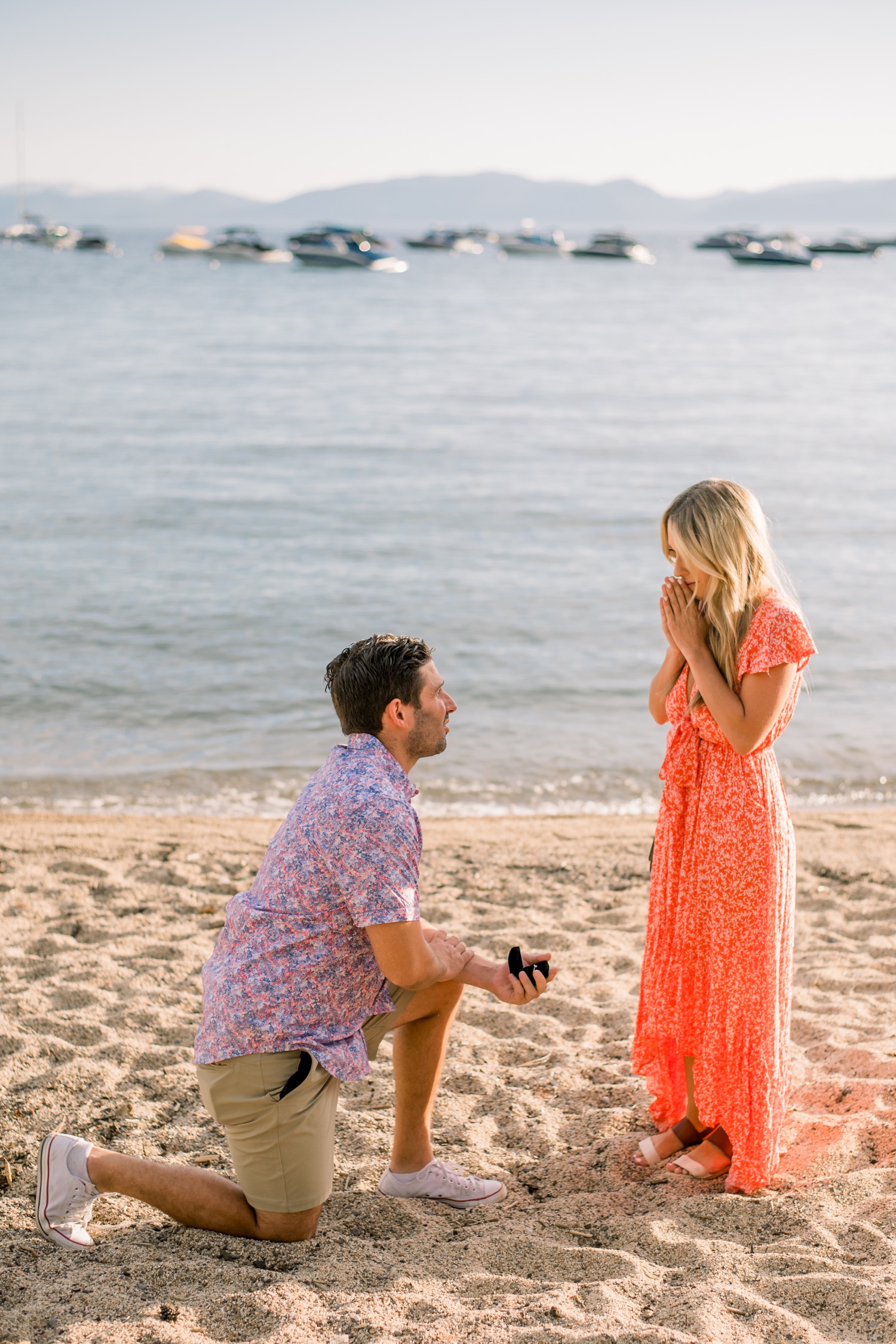 proposal on the beach